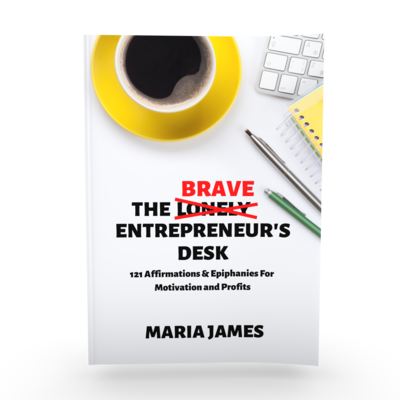 The Brave Entrepreneur's Desk: 121 Affirmations & Epiphanies For Motivation and Profits