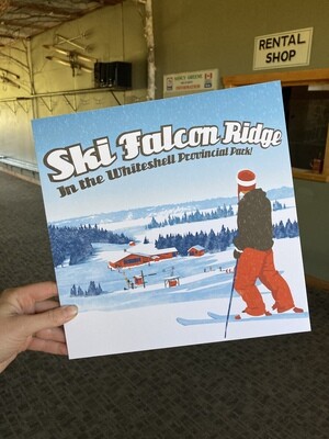 Classic Falcon Ridge Scene foam mounted poster