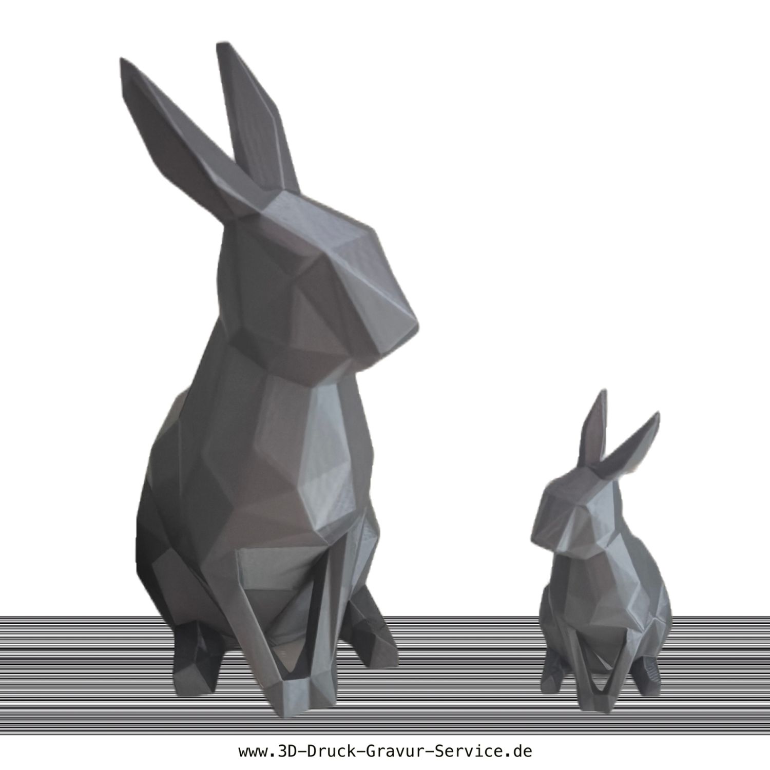 3D Druck Osterhasen 4er Set