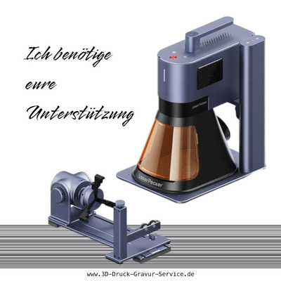 Spenden für neuen Gravierer.