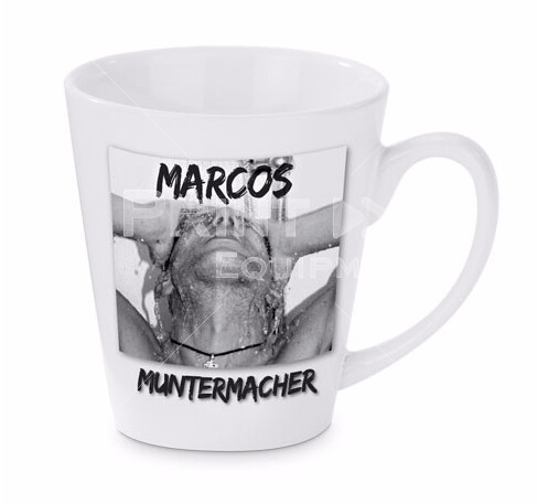 Taza de cerámica latte 12oz