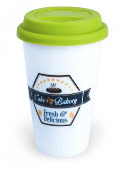 Keramikbecher "Coffee to go"