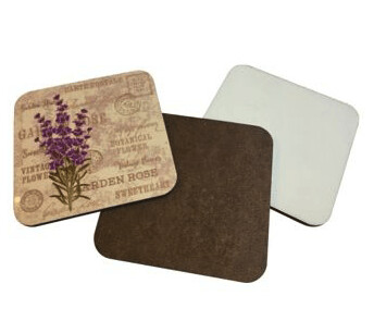 Coaster made of MDF (Pack of 10 Pieces)