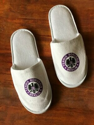 Schlafmasken, Hotelslipper, etc.