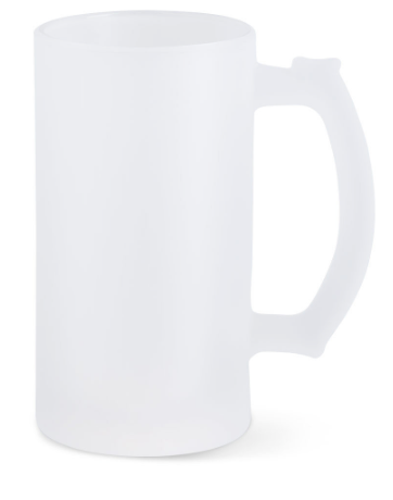 Bierkrug aus Glas
