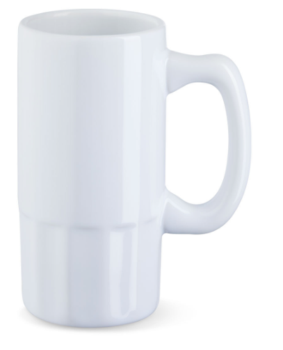 Bierkrug mit geriffeltem Boden