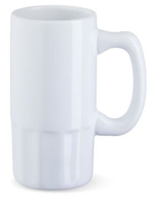 Bierkrug mit geriffeltem Boden