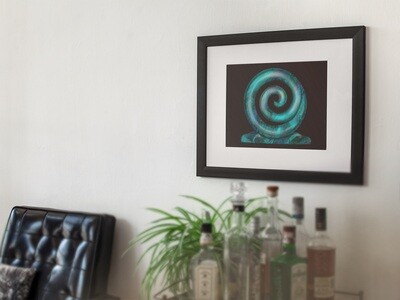 Koru digitised Sculpture