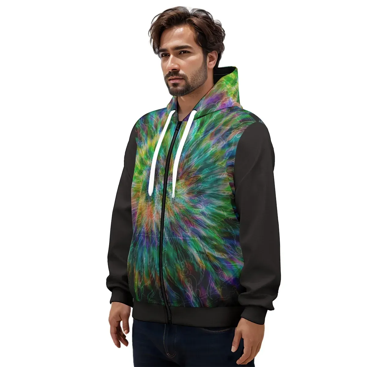 Unisex Hoodies:  Zipped L