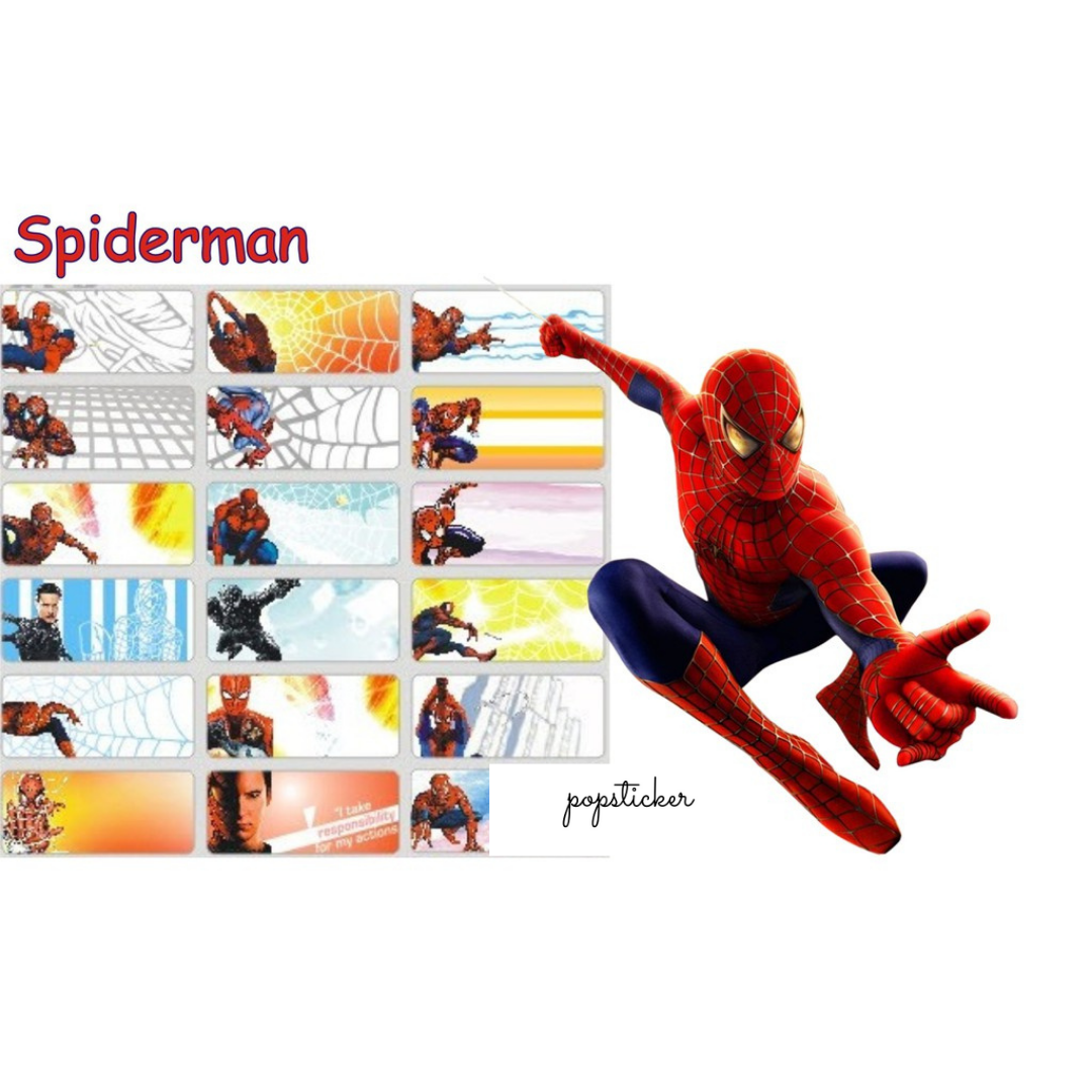 Super Heroes Name Stickers (FREE SHIPPING + BONUS)