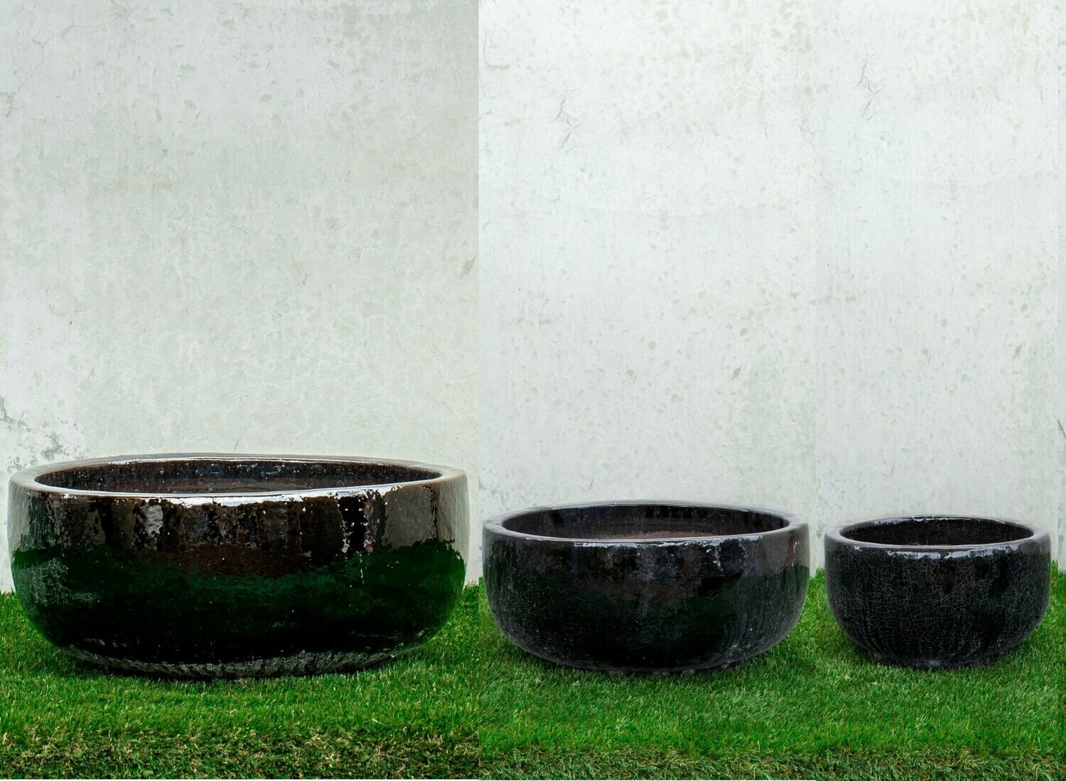 STANDARD BOWL SET
(62cm x 35cm) &
(50cm x 25cm) &
(39cm x 18cm)