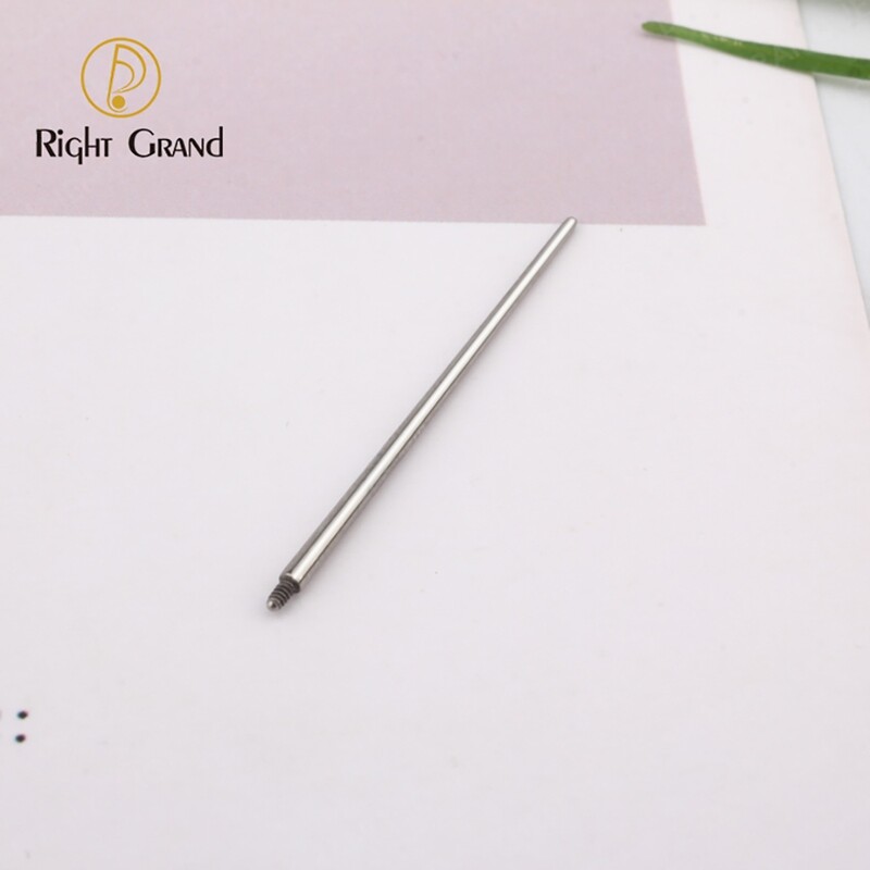 Right Grand 100% Implant Grade ASTM F136 Titanium Pin Taper for Internally Threaded Piercing Jewelry