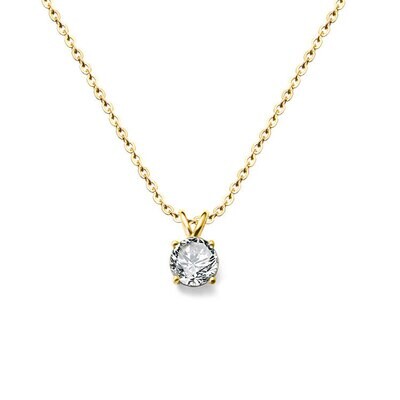 Right Grand New Trendy Women Jewelry Fashion Hot-Selling Design Big Zircon Stone Pendant Necklace