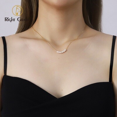 Right Grand Fashion Trendy Romantic Luxury Niche With Imitation Baroque Pearl Necklace Women Necklace Jewelry