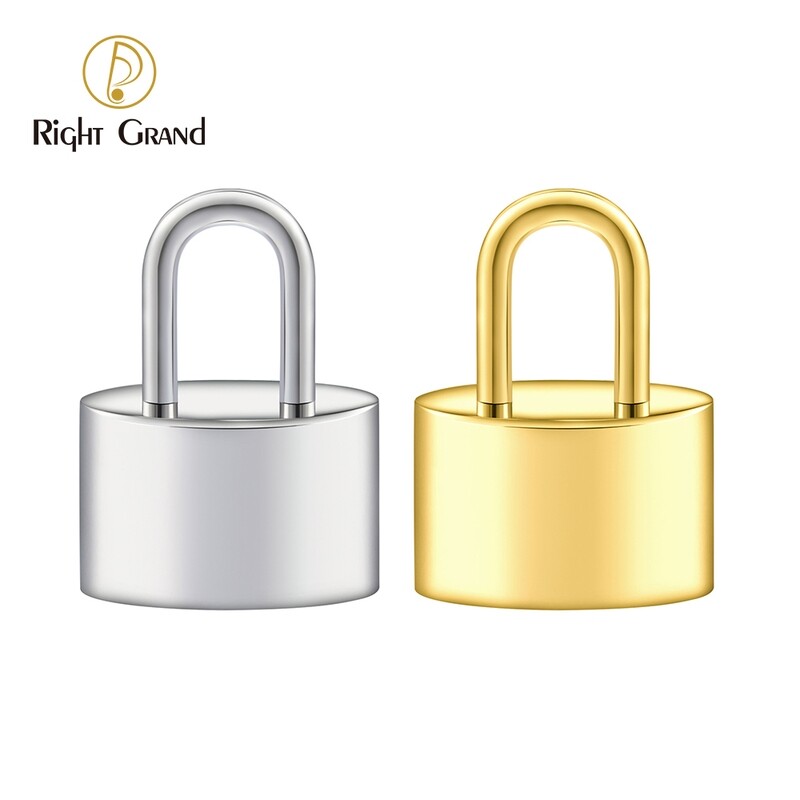 Right Grand ASTM F136 Titanium Small Lock Charm for Lobe Hoop Dangle Drop Huggie Earrings
