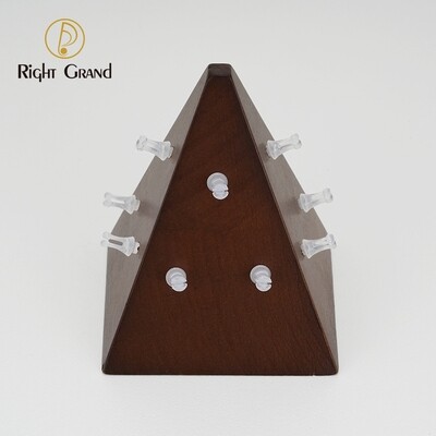 Right Grand High Quality Beech Wooden Display for 14G 16G Nipple Belly Button Nose Hoop Clicker Segment Ring Piercing Jewelry