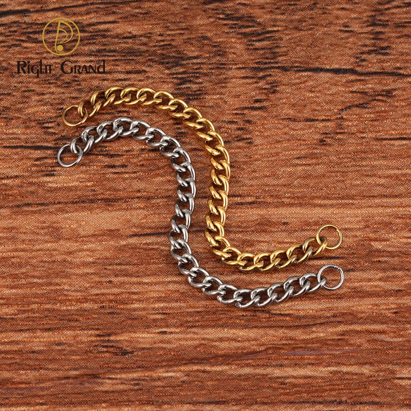 Right Grand TA1 Titanium Width 2.1mm Connector Chain For Nose Ring Hoop Clicker Cartilage Helix Body Piercing Jewelry Accessory (chains only anodize from 12V-65V)