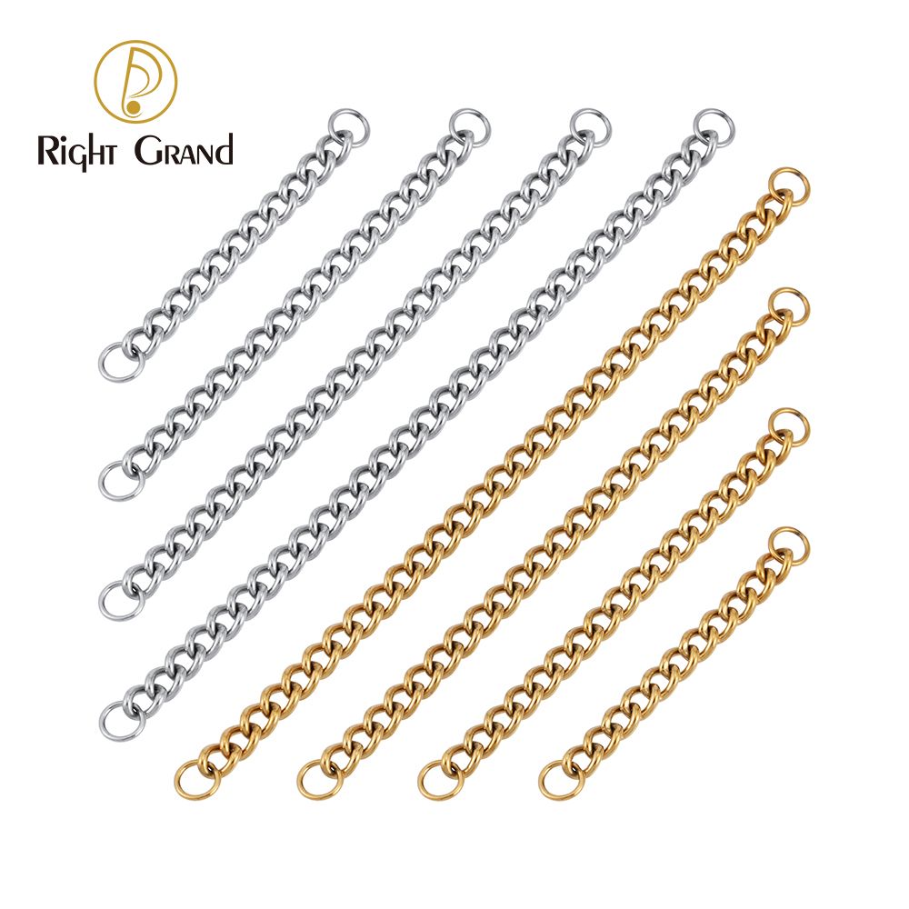 Right Grand TA1 Titanium Width 2.1mm Connector Chain For Nose Ring Hoop Clicker Cartilage Helix Body Piercing Jewelry Accessory (chains only anodize from 12V-65V)