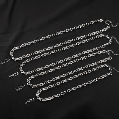 Right Grand High Quality Simple Wholesale Hip Hop Fashion Jewelry Stainless Steel Chain Necklace For Man Women
