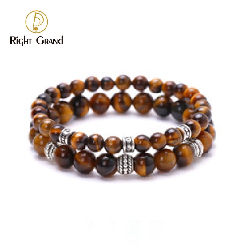 Right Grand Bohemian Vintage Handmade Fashion Jewelry Women Stainless Steel Gold Plated Turquoise Natural Stone Bracelet