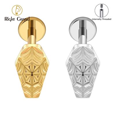 Right Grand ASTM F136 Titanium 16G Internal Thread Coffin with Spider Web Cartilage Piercing 16G Vampire Bat Flat Back Helix Stud Halloween Jewelry Right Grand ASTM F136 Titanium 16G Internal Thread Coffin with Spider Web Cartilage Piercing 16G Vampire Bat Flat Back Helix Stud Halloween Jewelry