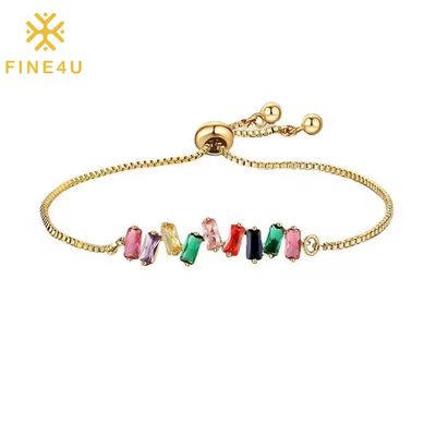 Right Grand High Quality Fashion Cz Diamond Jewelry Crystal Environmentally Friendly Adjustable Bracelet For Women