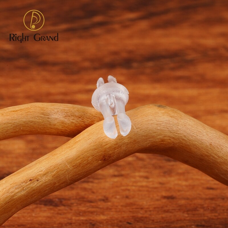 Right Grand 10pcs/lot Right Grand PTFE Flexible Replacement Clips for Piercing Jewelry Display