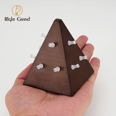 Right Grand High Quality Beech Wooden Display for 14G 16G Nipple Belly Button Nose Hoop Clicker Segment Ring Piercing Jewelry