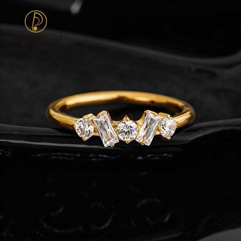 Right Grand ASTM F136 Titanium 16G CZ Round and Square Hinged Clicker Segment Hoop Ring Daith Earring Septem Nose Piercing