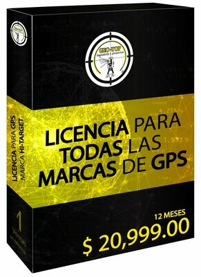 Licencia 12 Meses Todas las Marcas de GPS