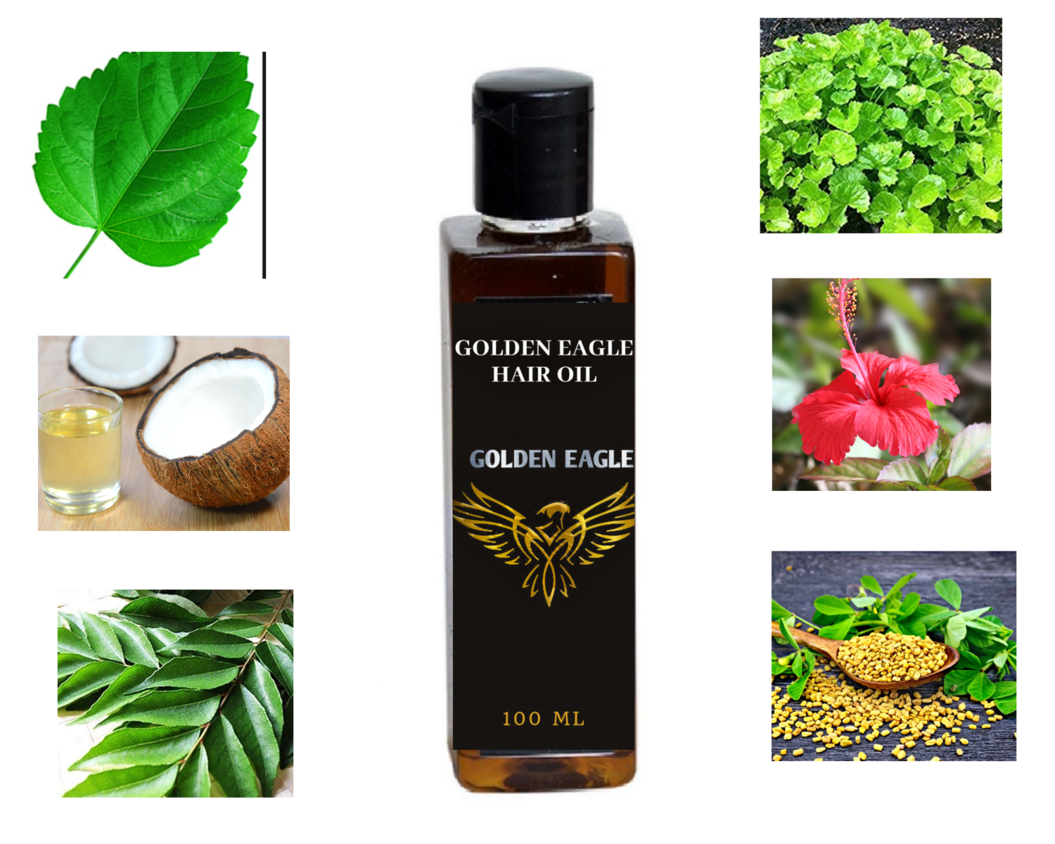 Golden eagle hair oil