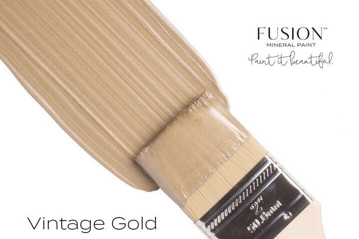 Vintage Gold Metallic Fusion Mineral Paint