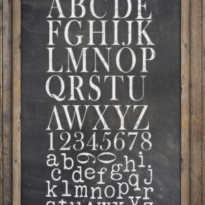 Typesetting Decor Stamp