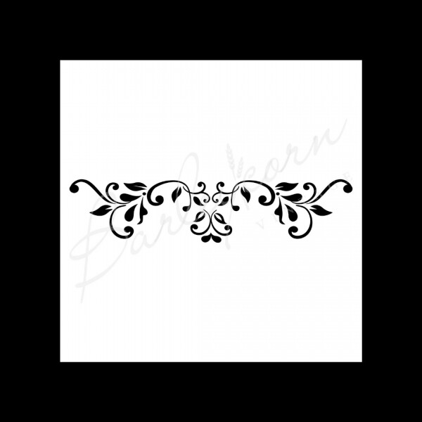 FS72 Baroque Flourish Stencil
