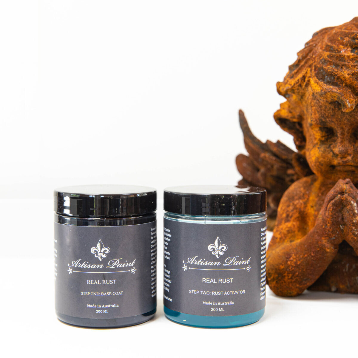 Artisan Real Rust - set of 2, Product: Base Coat