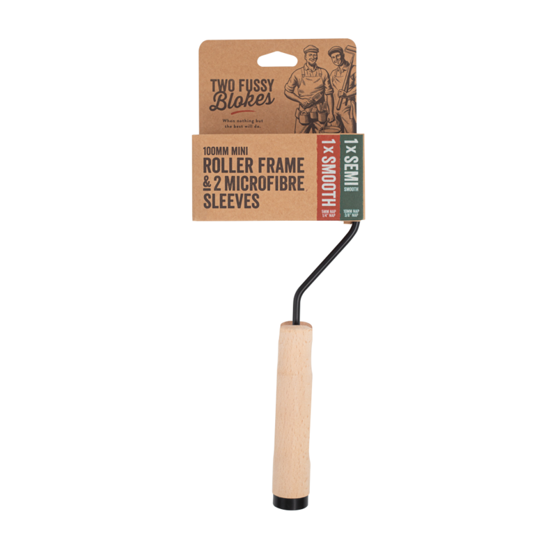 Two Fussy Blokes: Mini Paint Roller Frame with 2 Microfibre Rollers