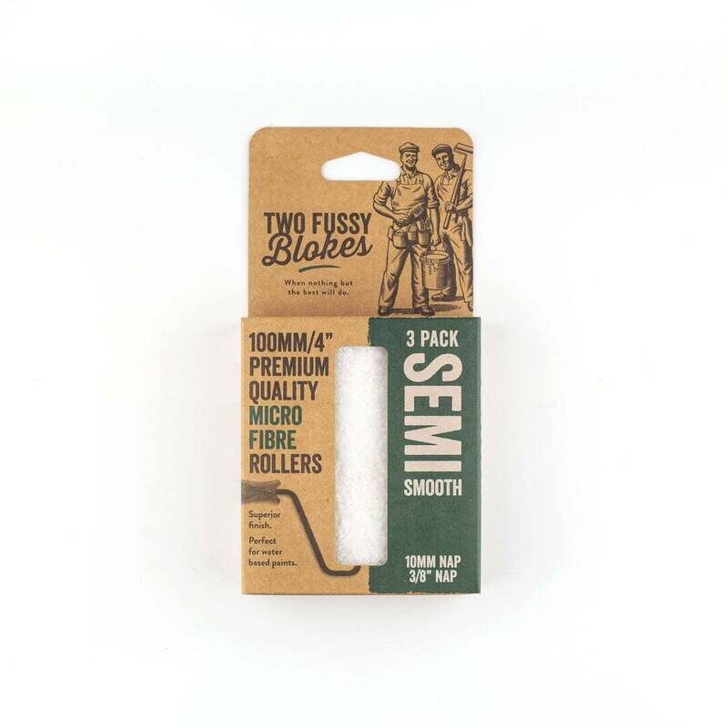 Two Fussy Blokes: MicroFibre Mini Paint Rollers 10mm Nap - 3 Pack