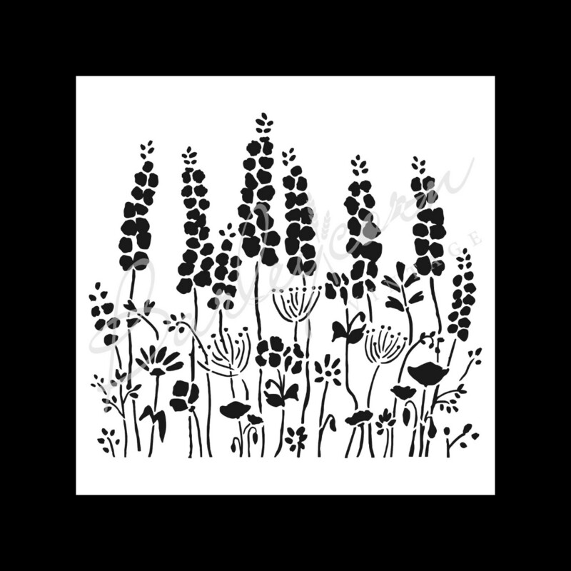 D12 Country Garden Stencil
