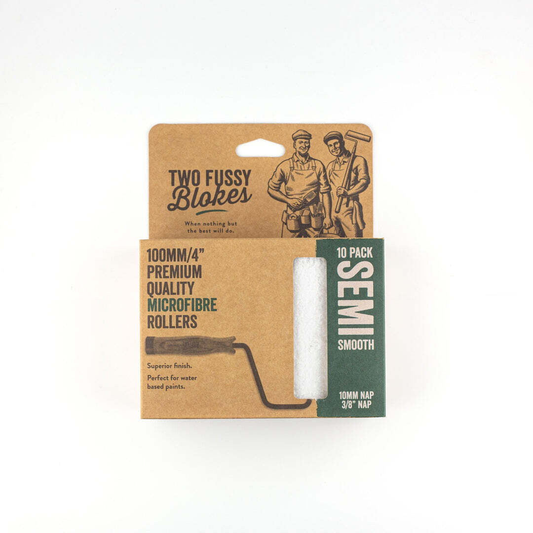 Two Fussy Blokes: MicroFibre Mini Paint Rollers 10mm Nap - 10 Pack