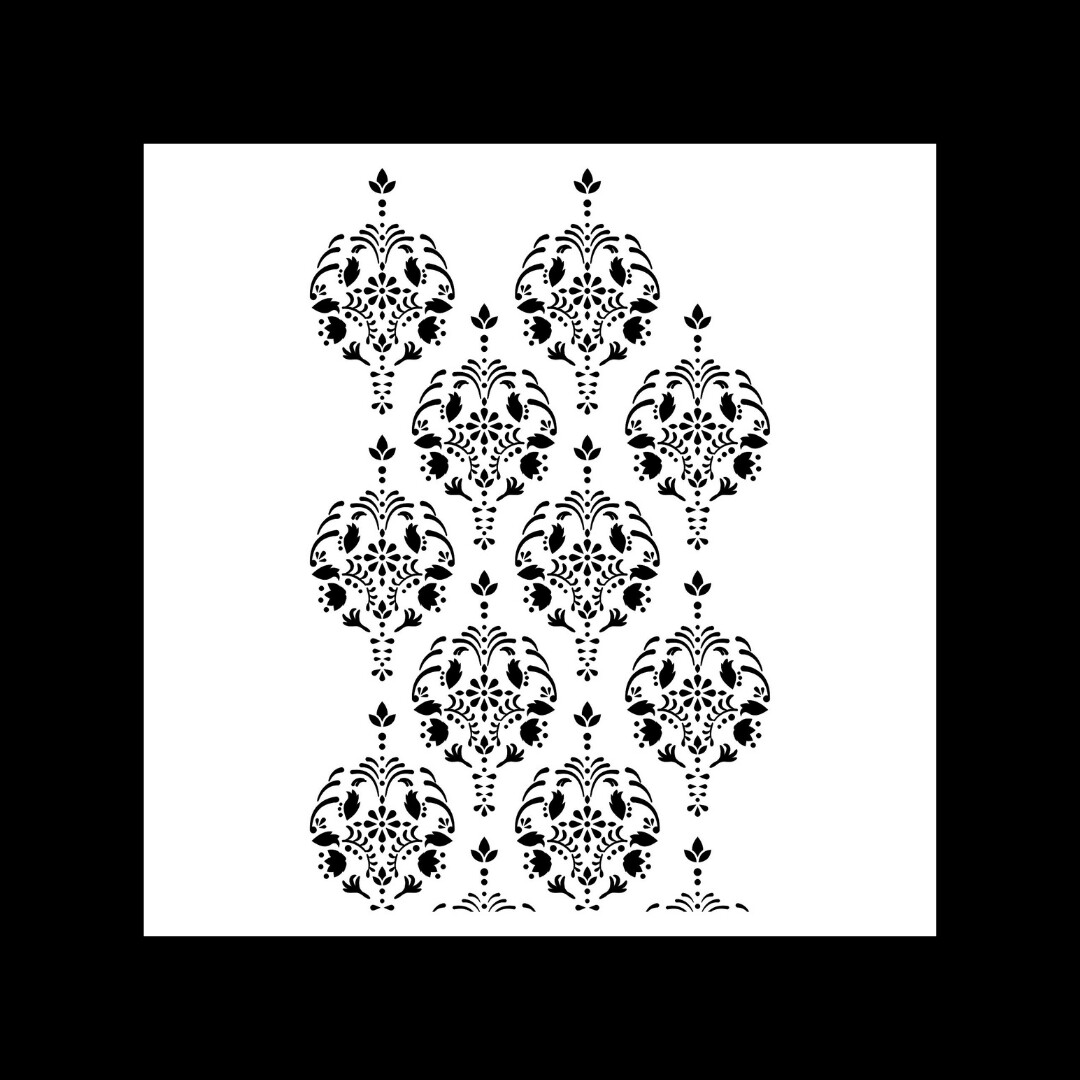 D8 Lace Damask Panel