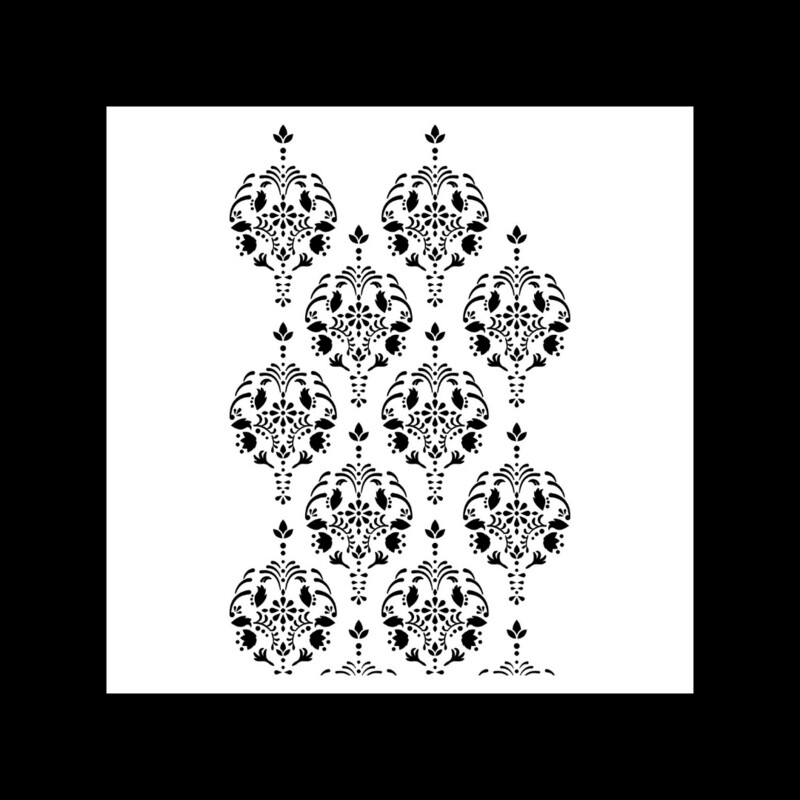 D8 Lace Damask Panel