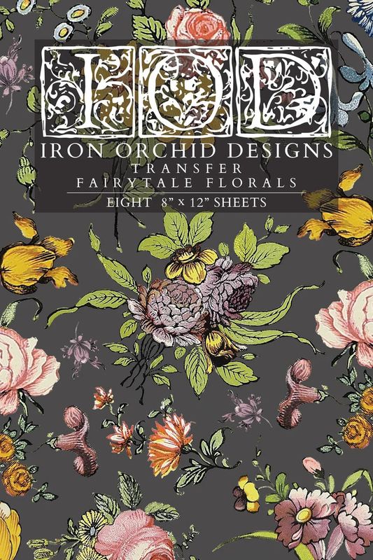 Fairytale Florals transfer