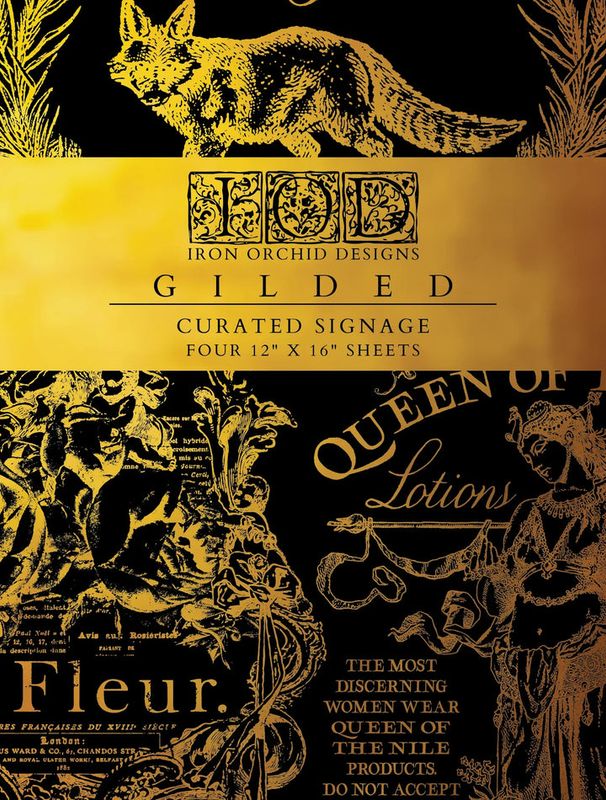 Gilded Curated signage transfer