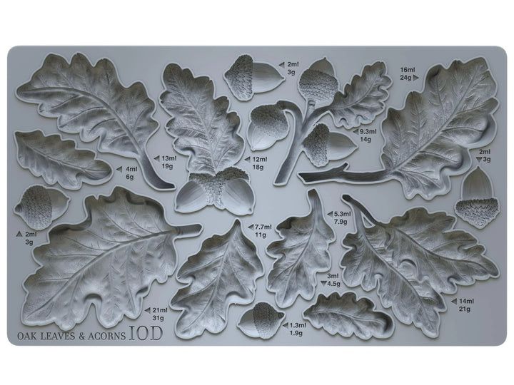 Oak leaves &amp; Acorns Mould