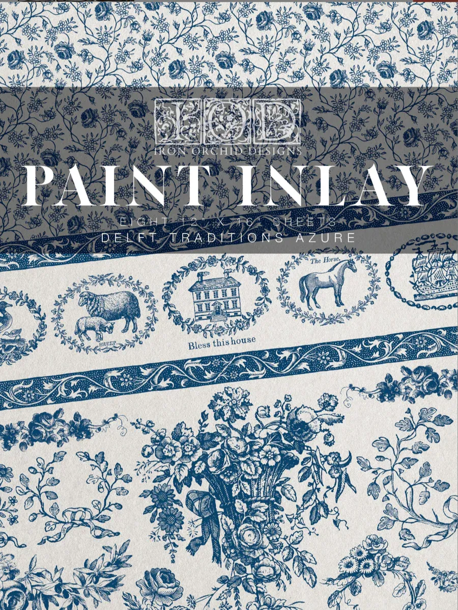 Delft traditions Azure Paint Inlay
