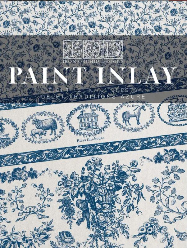 Delft traditions Azure Paint Inlay