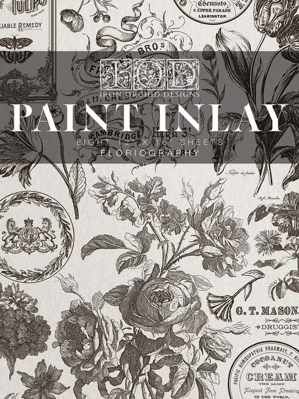 Floriography Paint Inlay