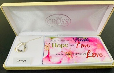 Faith, Hope, Love Necklace