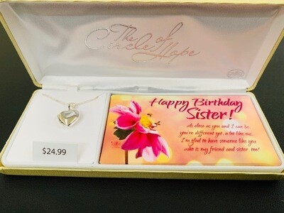 Happy Birthday Sister Locket