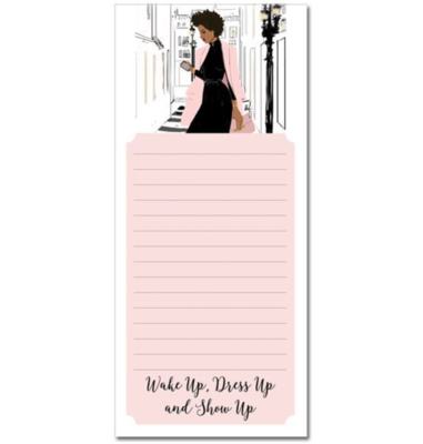 Wake Up Magnetic Notepad